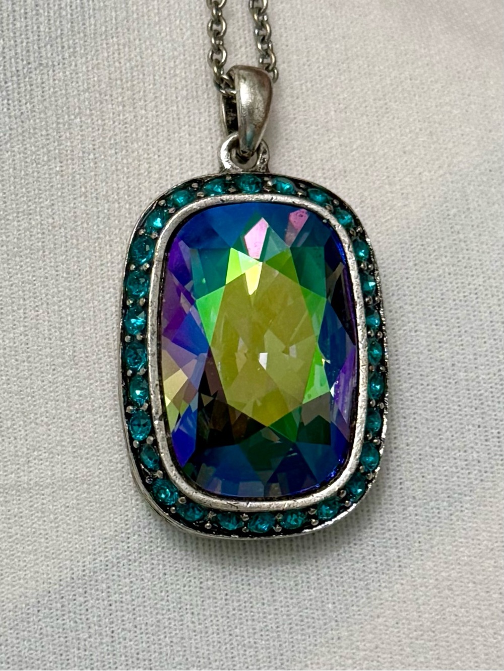 Touchstone Crystal by Swarovski Prism Necklace - Picture 3 of 5